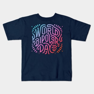 World Bipolar Day – March Kids T-Shirt